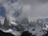 Los Glaciares: Wanderung zum Fitz Roy ... seine Wolken erfoldern etwas Geduld